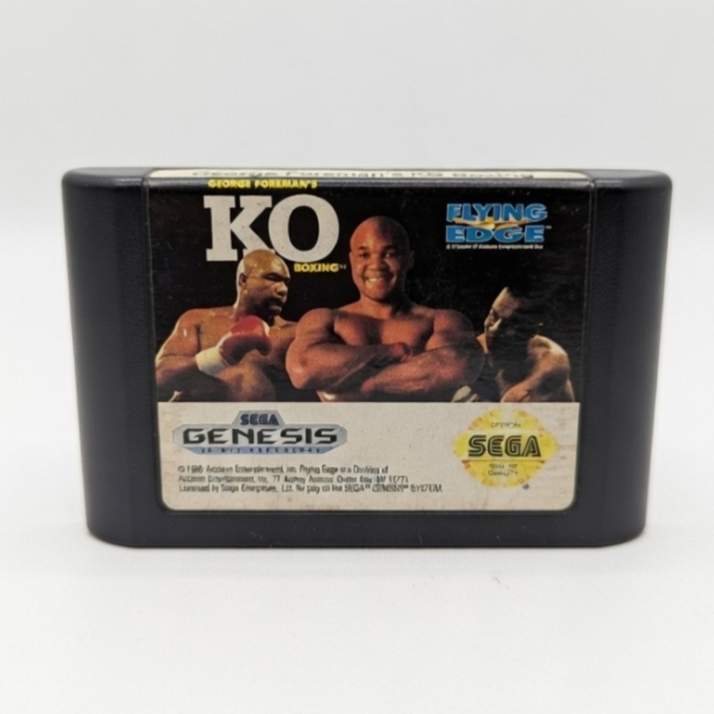 George Foreman KO Boxing 🔥 Sega Genesis 🕹 Vintage Video Game